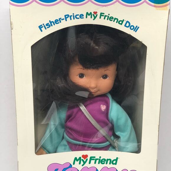 Vintage 1984 Fisher-Price My Friend Jenny Doll - Purple and Teal - Picture 3 of 8